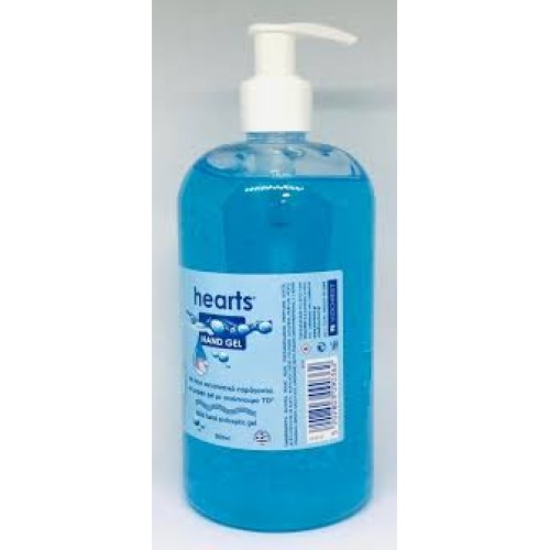 ΑΛΚΟΟΛΟΥΧΟ GEL ΑΝΤΙΣΗΠΤΙΚΟ 500ML ME ANTΛΙΑ  HEARTS HAND