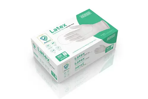 INTERTAN ΓΑΝΤΙΑ LARGE LATEX PROTECT ΜΙΑΣ ΧΡΗΣΗΣ ΛΕΥΚΑ ΕΛΑΦΡΩΣ ΠΟΥΔΡΑΡΙΣΜΕΝΑ