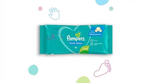 ΜΩΡΟΜΑΝΤΗΛΑ PAMPERS FRESH CLEAN 52TMX