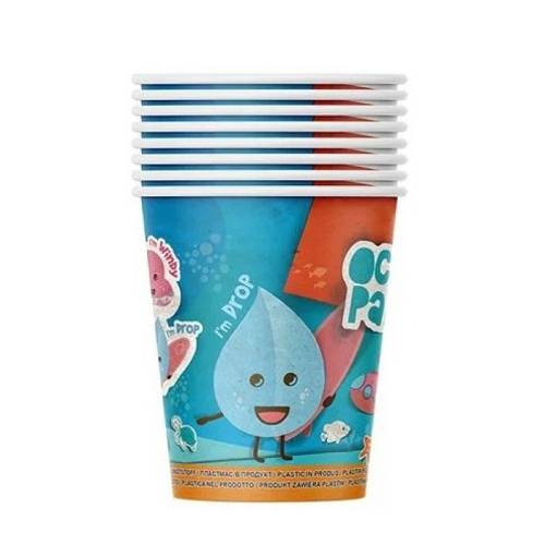 ΠΟΤΗΡΙΑ ΧΑΡΤΙΝΑ TESSERA 4KIDS 8oz DROP 8τεμ. WATERBASED