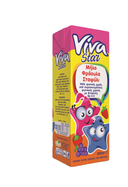 ΦΥΣΙΚΟΣ ΧΥΜΟΣ STAR GIRL VIVA 3Φ 250ML