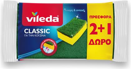 VILEDA ΣΦΟΥΓΓΑΡΑΚΙ CLASSIC 2+1(36TEM)